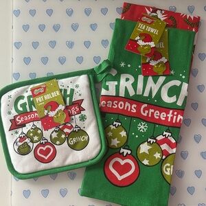 Dr. Seuss Grinch Green and Red Kitchen Set